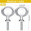 Flaschenöffner Blank DIY Bier Edelstahl Flache Einsätze Gewinde 4Pc 8