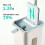 Floor 360 Degree Rotation Telescopic Handle Self-Cleaning Flat Mop wit 3