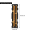 Tableau d'affichage mural pour billard, en bois teinté, noir 1