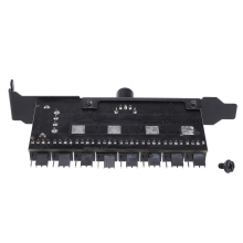 Controler de viteză de răcire cu hub pentru ventilator PC cu 8 canale pentru carcasă CPU HDD VGA PW