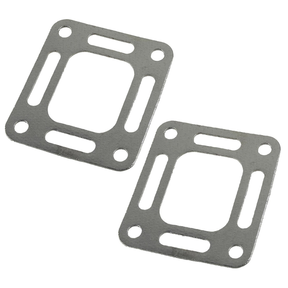 2Pcs Exhaust Elbow Lift Gasket For 4.3 5.0 5.7 6.2 454 502 V6 V8 27-87 4853961224598