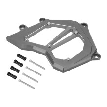 Motorrad Vorderritzelschutz Kettenschutzabdeckung aus Aluminium Ersatz für ZX10R 2011-2017 Titanium-Farbe