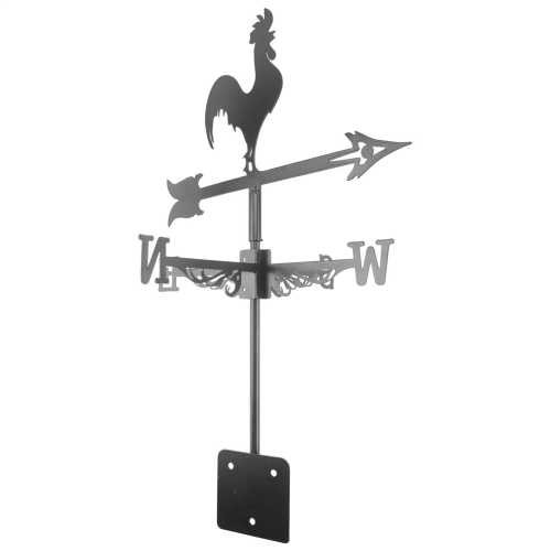 Haan Windwijzer - Retro Haan Windwijzer Silhouet Decoratief 2