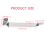 Pneumatic Door Closer Soft Close Automatic Stop Hardware Gas Spring 10 9
