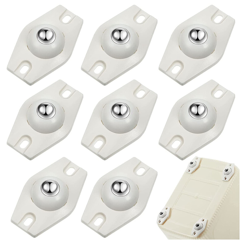 8 Pieces Self Adhesive Caster Wheels Mini Swivel 360 Degree Rotation S 4853961229043