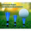 Pacote com 50 Tees de Golfe de Plástico Reduz o Atrito e 5 Pontas de 3-1/4 Polegadas AC 6