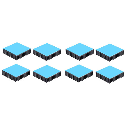 8 τεμάχια ψύκτρα αλουμινίου 40X40X11mm ψύκτρα καλοριφέρ ψύξης για