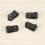 1000 stk. 1/4 tomme sorte nylon R-type kabelklemmer til montering indendørs O 10