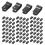 1000 stk. 1/4 tomme sorte nylon R-type kabelklemmer til montering indendørs O 3