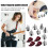 Adjustable Finger Thumb Picks Set Includes 8Pcs Stainless Steel 4Pcs P 4