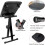 Keyboard Bench Adjustable Piano X-Style Foldable Stool Chair with Blac 6
