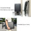 Keyboard Bench Adjustable Piano X-Style Foldable Stool Chair with Blac 5