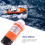 2Pcs LED Life Jacket Emergency Light Surf Energy Saving Flashlight Dry 6