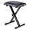 Keyboard Bench Adjustable Piano X-Style Foldable Stool Chair with Blac 1