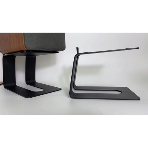 Support de haut-parleur de bureau en métal anti-vibration, support de table