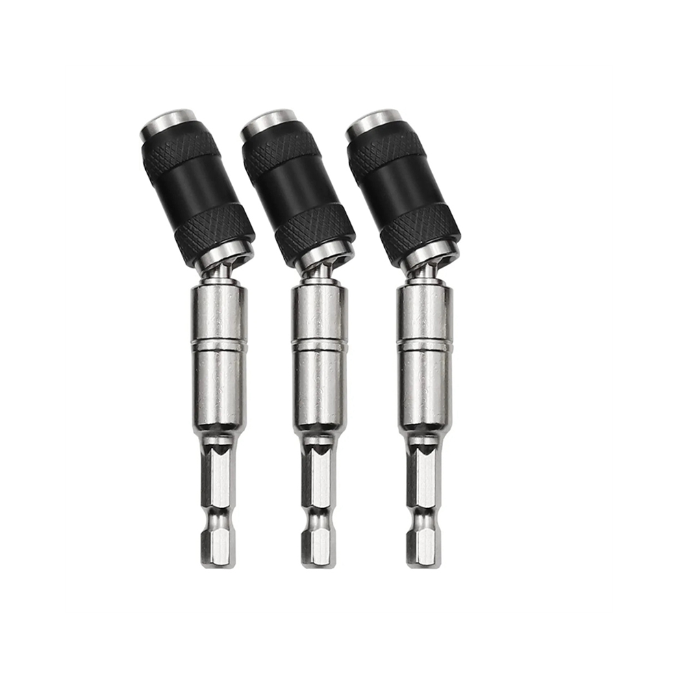3Pcs Magnetic Pivot Drill Bit Holder, Swiveling Tip Quick Release Flex 4852461758442