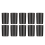 10 PCS Golf Eisen Gummi Hülse Schwarz .370 Durchmesser Höhe 19mm Ring 2