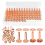 154Pcs Copper Rivets for Leather,Smooth Leather Rivets, Pure and Burrs 1