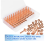 154Pcs Copper Rivets for Leather,Smooth Leather Rivets, Pure and Burrs 5