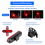 8-pack USB oplaadbare LED-fietsachterlicht, koplamp en achterlicht 6