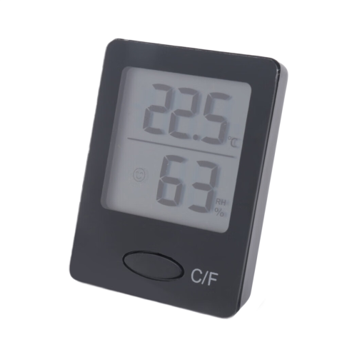 Termometro igrometro per interni, termometro per ambienti con ampio display LCD, 2