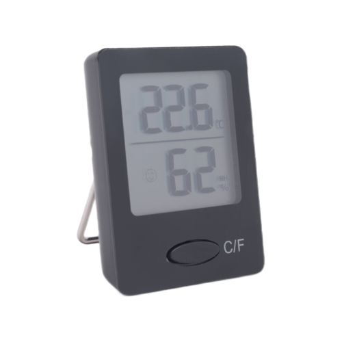 Termometro igrometro per interni, termometro per ambienti con ampio display LCD, 1