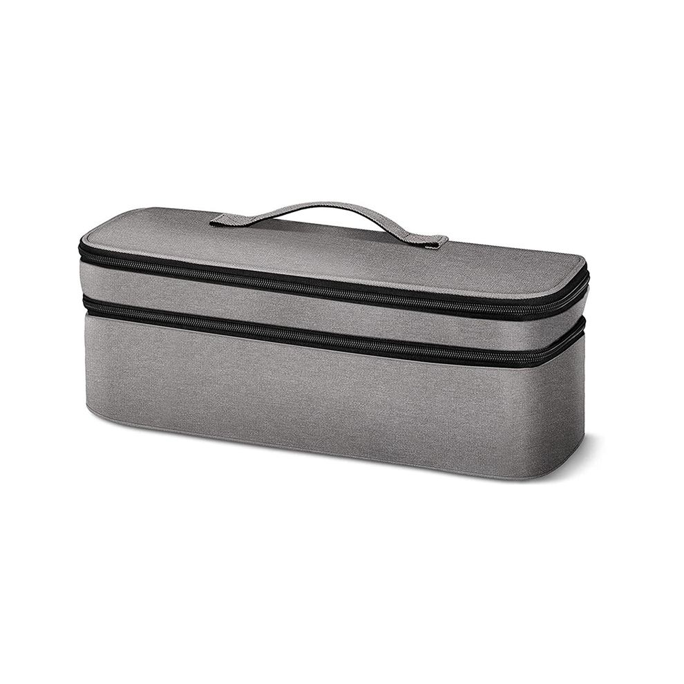 Typecat Double Layer Travel Hair Dryer Organizer Curling Wand Bag