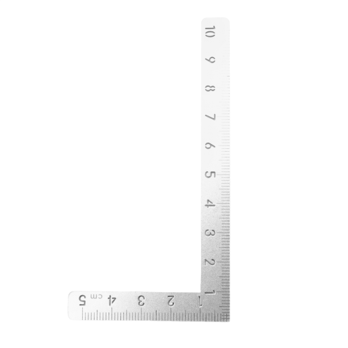 Μίνι τετράγωνο 10X5cm 90 μοιρών από ανοξείδωτο ατσάλι, μικρό γωνιακό χάρακα 2