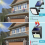 Solar Power Wall Light Outdoor Motion Sensor 56 LED Security Night for 5