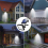 Solar Power Wall Light Outdoor Motion Sensor 56 LED Security Night for 4