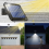 Solar Power Wall Light Outdoor Motion Sensor 56 LED Security Night for 8