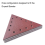 30 peças de lixa triangular de 11-1/4 pol. com velcro para lixar drywall 6