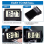 Small Digital Car Dashboard Clock Battery Operated Big Clear LCD Time 9