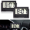 Small Digital Car Dashboard Clock Battery Operated Big Clear LCD Time 7