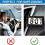 Small Digital Car Dashboard Clock Battery Operated Big Clear LCD Time 5