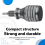 7 In 1 Mini Screwdriver Titanium 1/4 Inch Magnetic Torx Screw Driver B 7