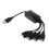 Han til 4 Hun USB HUB Splitter Forlængerkabel 2.0 Forlængerdata Po 2