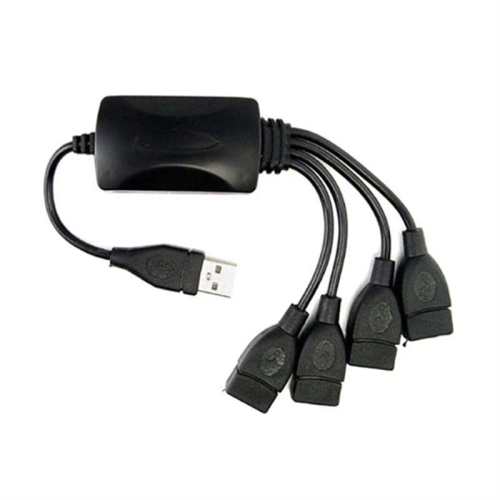 Han til 4 Hun USB HUB Splitter Forlængerkabel 2.0 Forlængerdata Po 2