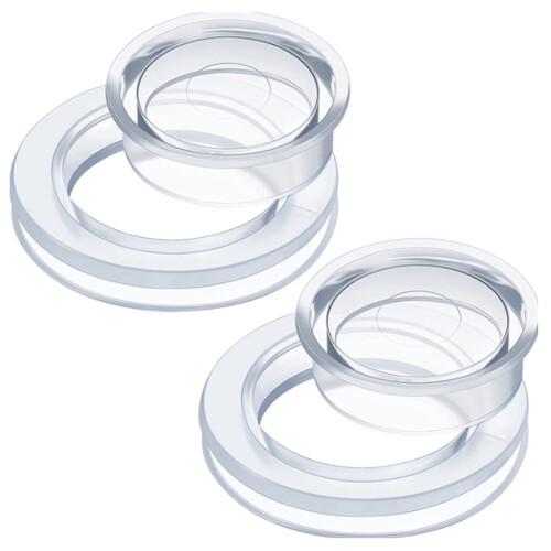 Biaungdo – Set Di 3 Anelli E Tappi Per Ombrellone Da Tavolo, Diametro 42 Mm, Colore Nero, Per Pali Da 38 Mm