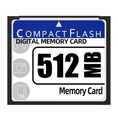 512 MB Compact Flash-minnekort for kamera, reklamemaskin, Indus 1
