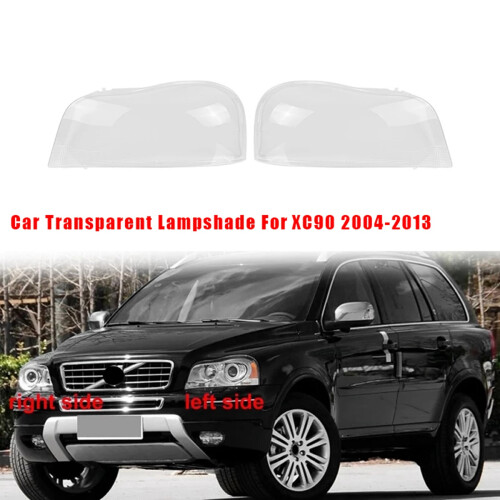 Per - XC90 2004-2013 Paralume trasparente per auto, coprilampada in vetro 2