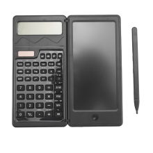 Wissenschaftliche Taschenrechner, Tischrechner mit 12-stelligem LCD-Display und Notizblock