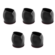 Tope de rueda de silla de oficina de cama de goma Patas de muebles Copas de ruedas Pies