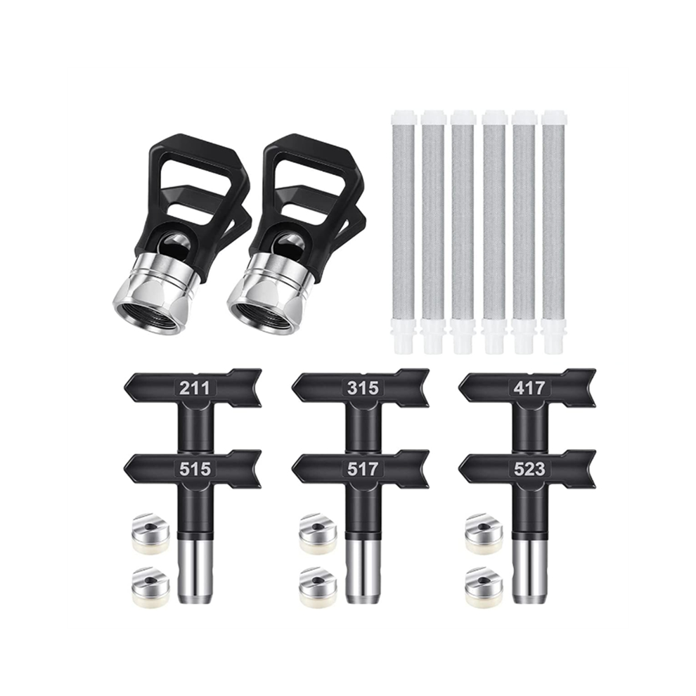 14Pcs Tips, Reversible Airless Paint Sprayer Tips With Nozzles Tip For 4852461759913