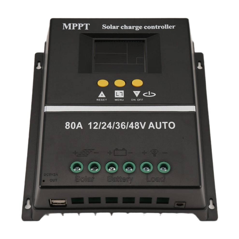 80A Mppt/Pwm Solar Charge Controller 12V/24V/36V/48V Auto Tools Pv Bat 4852461764504