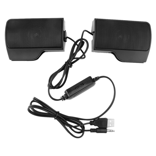 Φορητό στερεοφωνικό ηχείο Mini Clip USB με ηχεία Clipon για όχι