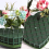 stk. hjerteformede blomsterskumblokker grønne blomsterleire hjerteformede bri 8