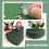 stk. hjerteformede blomsterskumblokker grønne blomsterleire hjerteformede bri 10