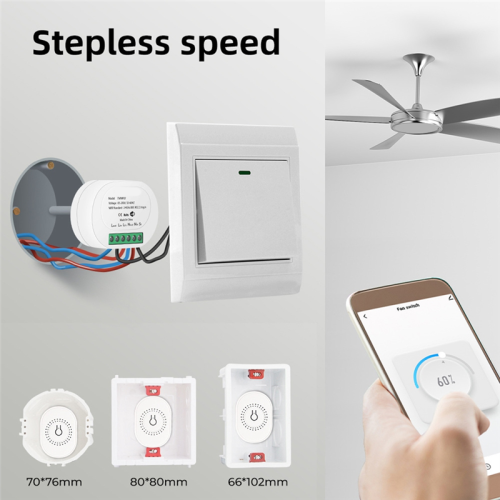 Tuya Smart WiFi Fan Ceiling Switch Module Dual-Mode Reset Voice Contro 1