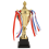 Taça de troféu de ouro de 11 polegadas para competições esportivas de futebol 1
